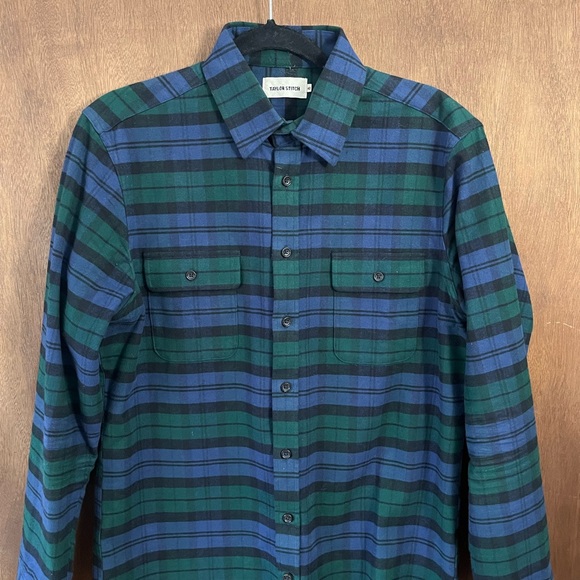 Taylor Stitch Other - Taylor Stitch Blue and Green Plaid Button Down Shirt